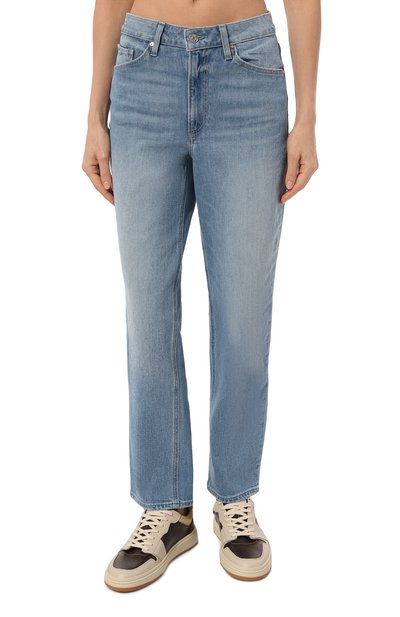 Джинсы sarah straight ankle PAIGE голубого цвета по цене 36450 руб., арт. 8695B61-B149, фото 3 Джинсы sarah straight ankle PAIGE, арт. 8695B61-B149, фото 3