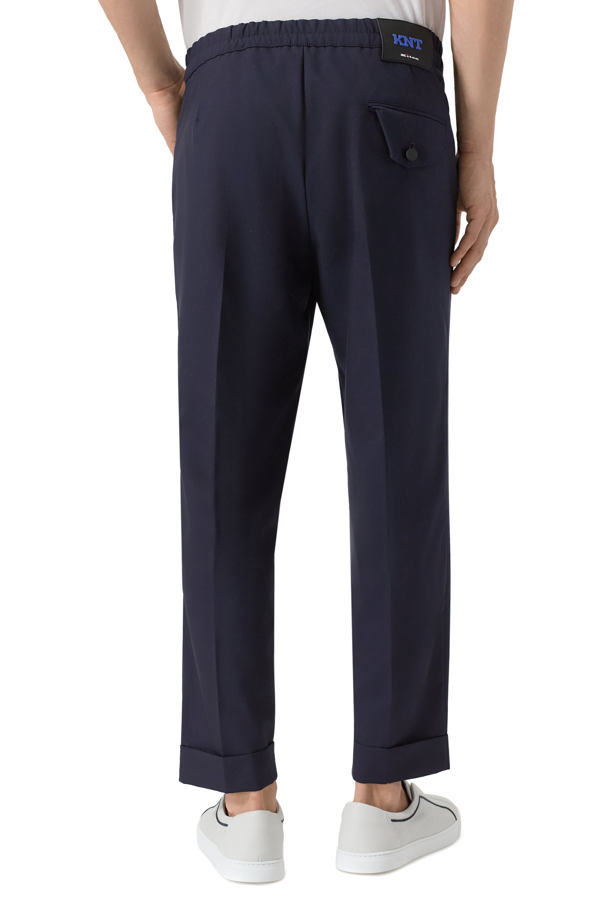 Шерстяные брюки KITON, арт. UPKN023K0371104, фото 4