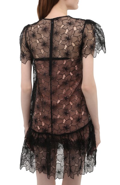 Шелковое платье REDVALENTINO, арт. VR0VA17Z/5SY, фото 4