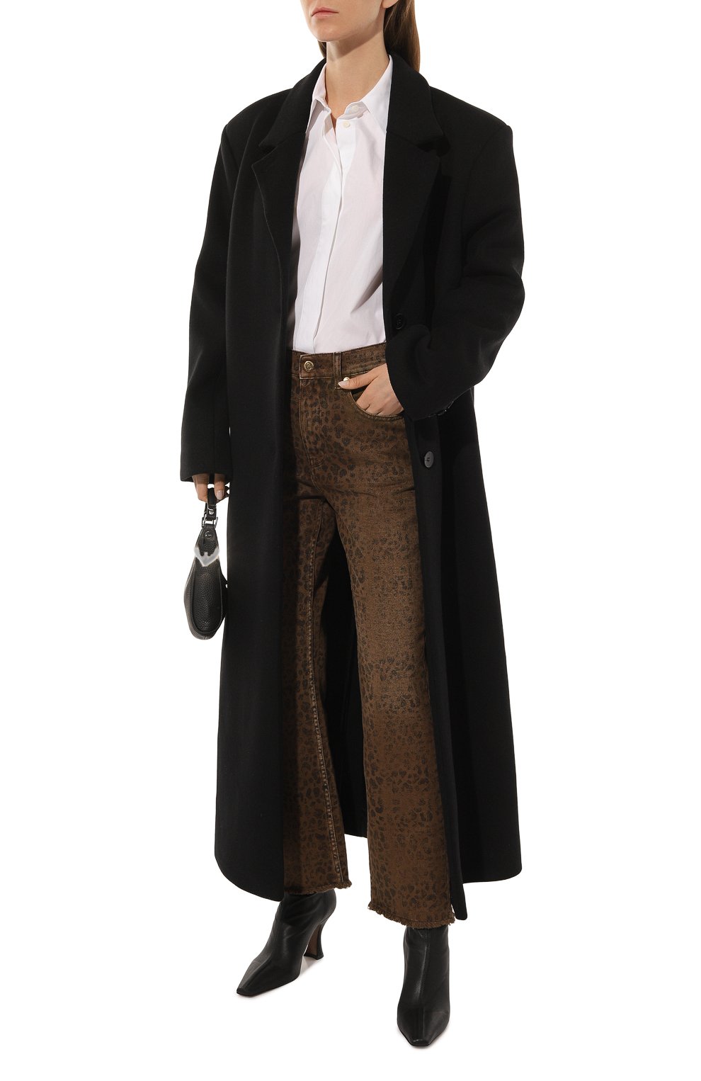 Джинсы GOLDEN GOOSE DELUXE BRAND леопардового цвета по цене 51550 руб., арт. GWP00843/P00062381325, фото 2 Джинсы GOLDEN GOOSE DELUXE BRAND, арт. GWP00843/P00062381325, фото 2