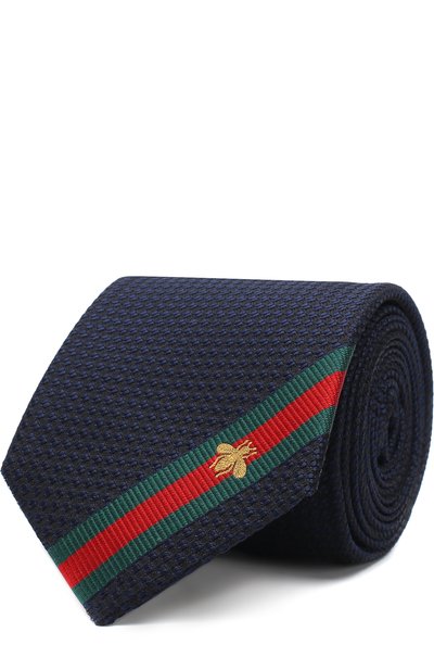 Мужской шелковый галстук GUCCI, арт. 456510/4E002