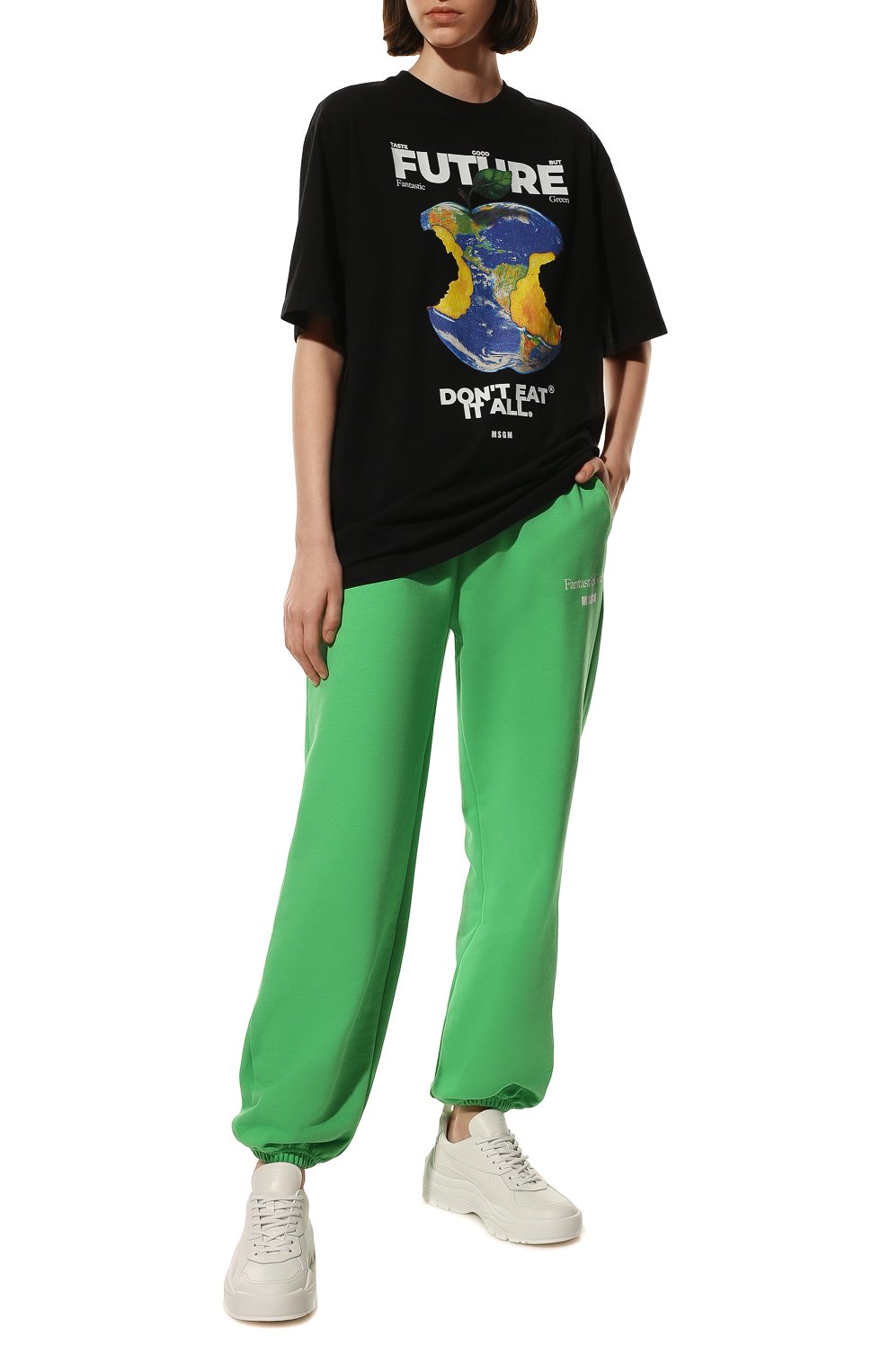 Хлопковая футболка MSGM, арт. 3241MDM194 227288, фото 2