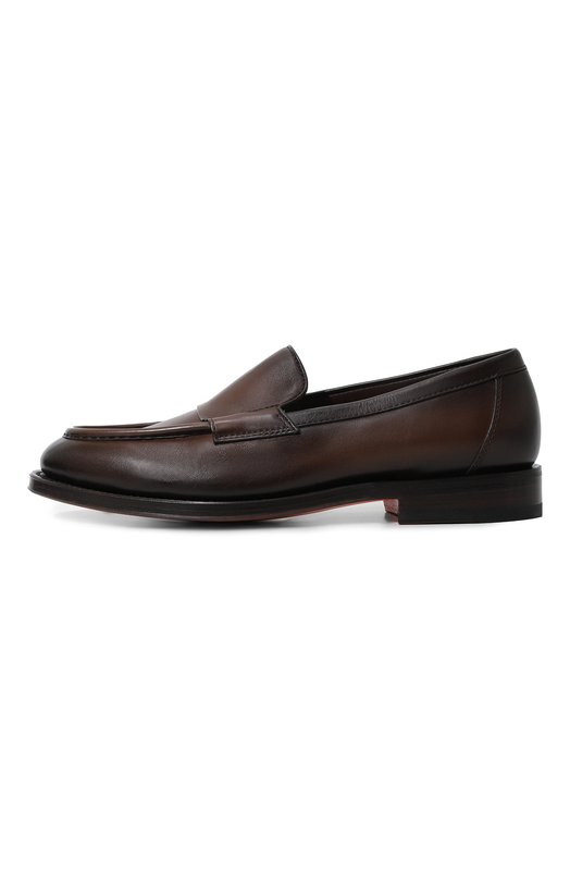 фото Кожаные лоферы santoni