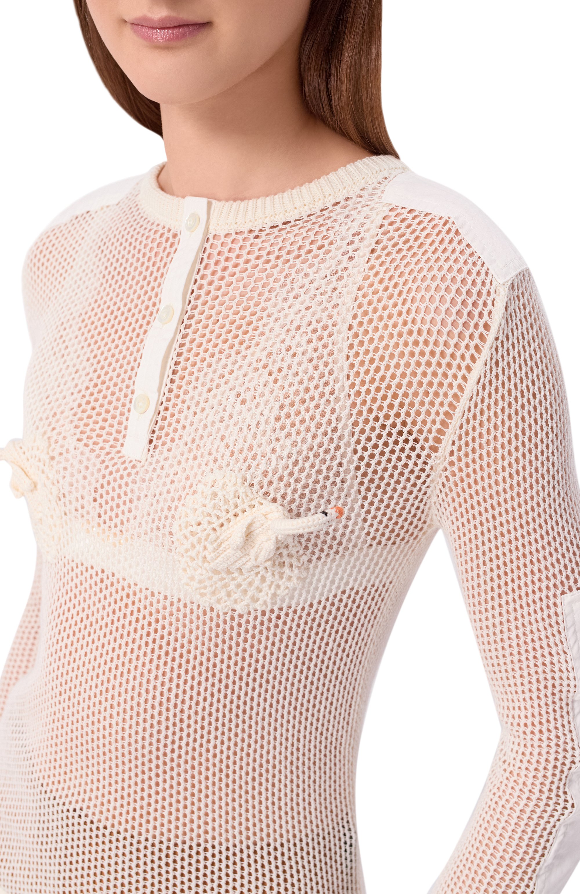 Хлопковый топ MOSCHINO, арт. A0904/0481, фото 5