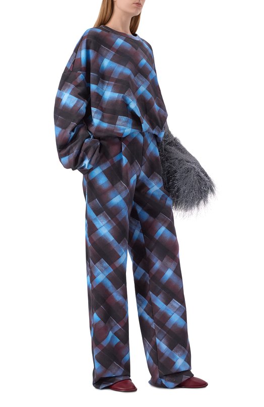 Хлопковый свитшот Dries Van Noten 011141-2614-358 Разноцветный  011141-2614-358 Фото 2