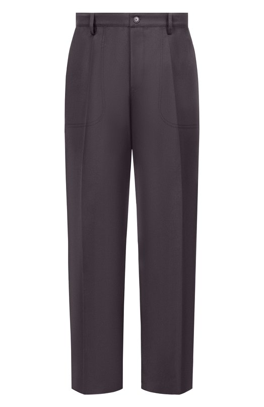 Брюки из шерсти и льна Canali U91810/AV05972 Коричневый U91810/AV05972