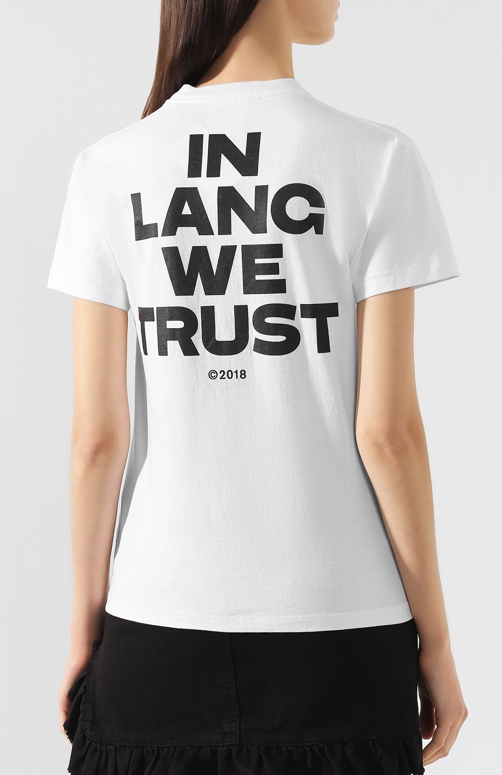 Хлопковая футболка HELMUT LANG, арт. I07LW502, фото 4