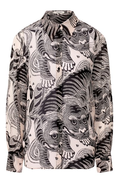 Женская рубашка из вискозы DOROTHEE SCHUMACHER, арт. 649404/TIGER SKATE