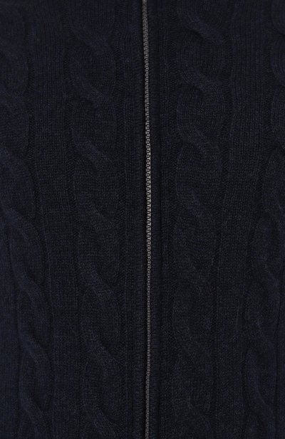 Кашемировый кардиган ANDREA CAMPAGNA темно-синего цвета по цене 151000 руб., арт. 23161/15572, фото 5 Кашемировый кардиган ANDREA CAMPAGNA, арт. 23161/15572, фото 5