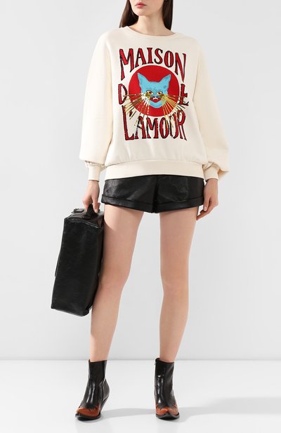 Хлопковый свитшот GUCCI, арт. 562199/XJBT9, фото 2