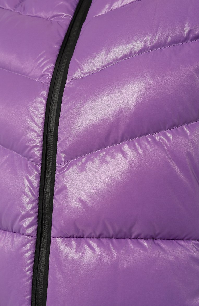 Женский утепленная толстовка MONCLER GRENOBLE сиреневого цвета, ар�т. 8G500-00-80093 | Фото 5 (Материал внешний: Синтетический материал; Длина (для топов): Стандартные; Рукава: Длинные; Женское Кросс-КТ: Кардиган-одежда; Стили: Спорт-шик)