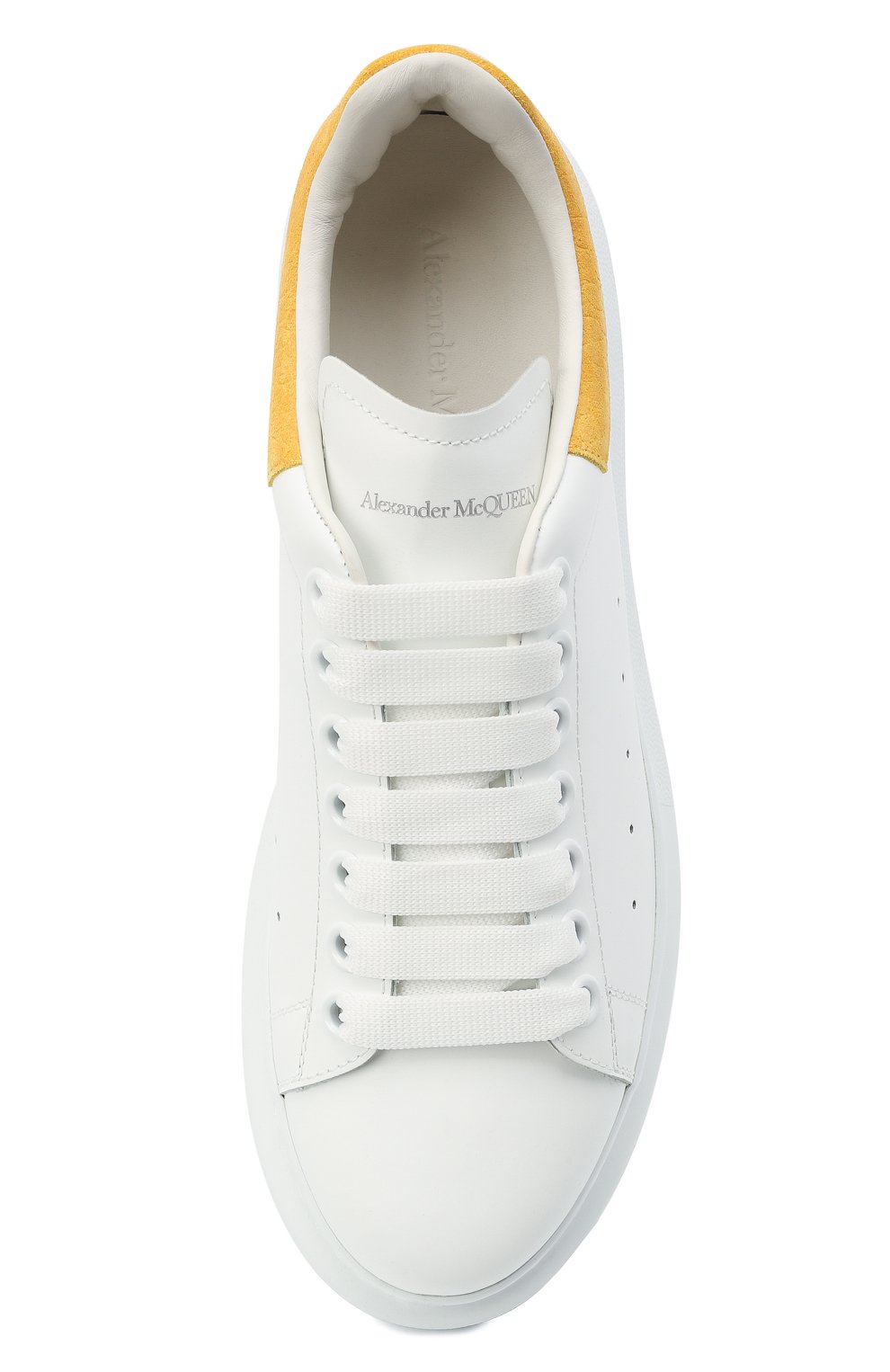 Кожаные кеды oversized ALEXANDER MCQUEEN, арт. 650788/WHZ4K, фото 5