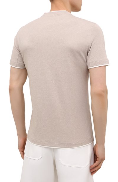 Хлопковая футболка BRUNELLO CUCINELLI, арт. M0T617427, фото 4