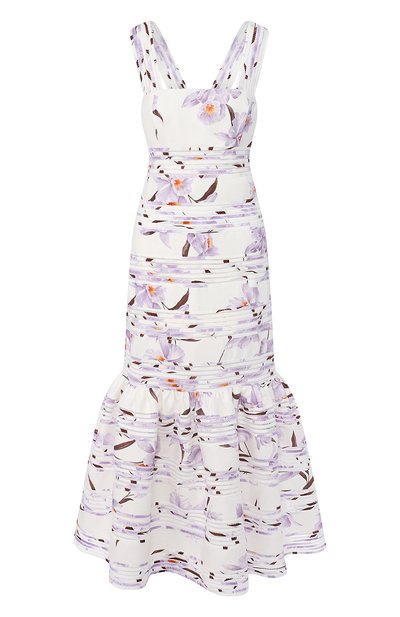 Женское льняное платье ZIMMERMANN, арт. 5474DC0R