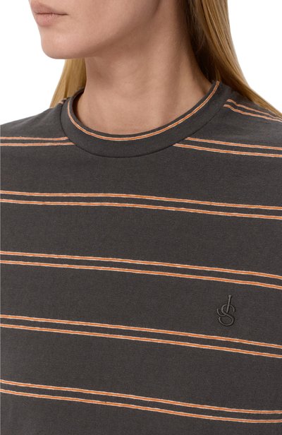 Хлопковый лонгслив JIL SANDER, арт. J02GC0169/J20394, фото 5
