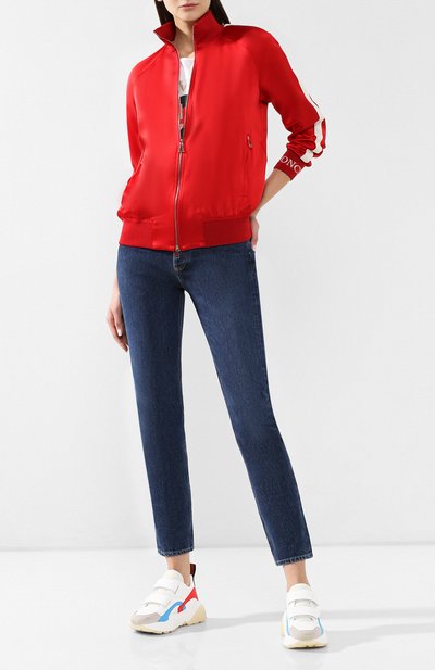 Кардиган MONCLER красного цвета по цене 69950 руб., арт. E1-093-57603-00-C0006, фото 2 Кардиган MONCLER, арт. E1-093-57603-00-C0006, фото 2
