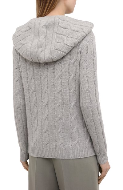 Кашемировое худи RALPH LAUREN серого цвета по цене 186500 руб., арт. 290815989, фото 4 Кашемировое худи RALPH LAUREN, арт. 290815989, фото 4