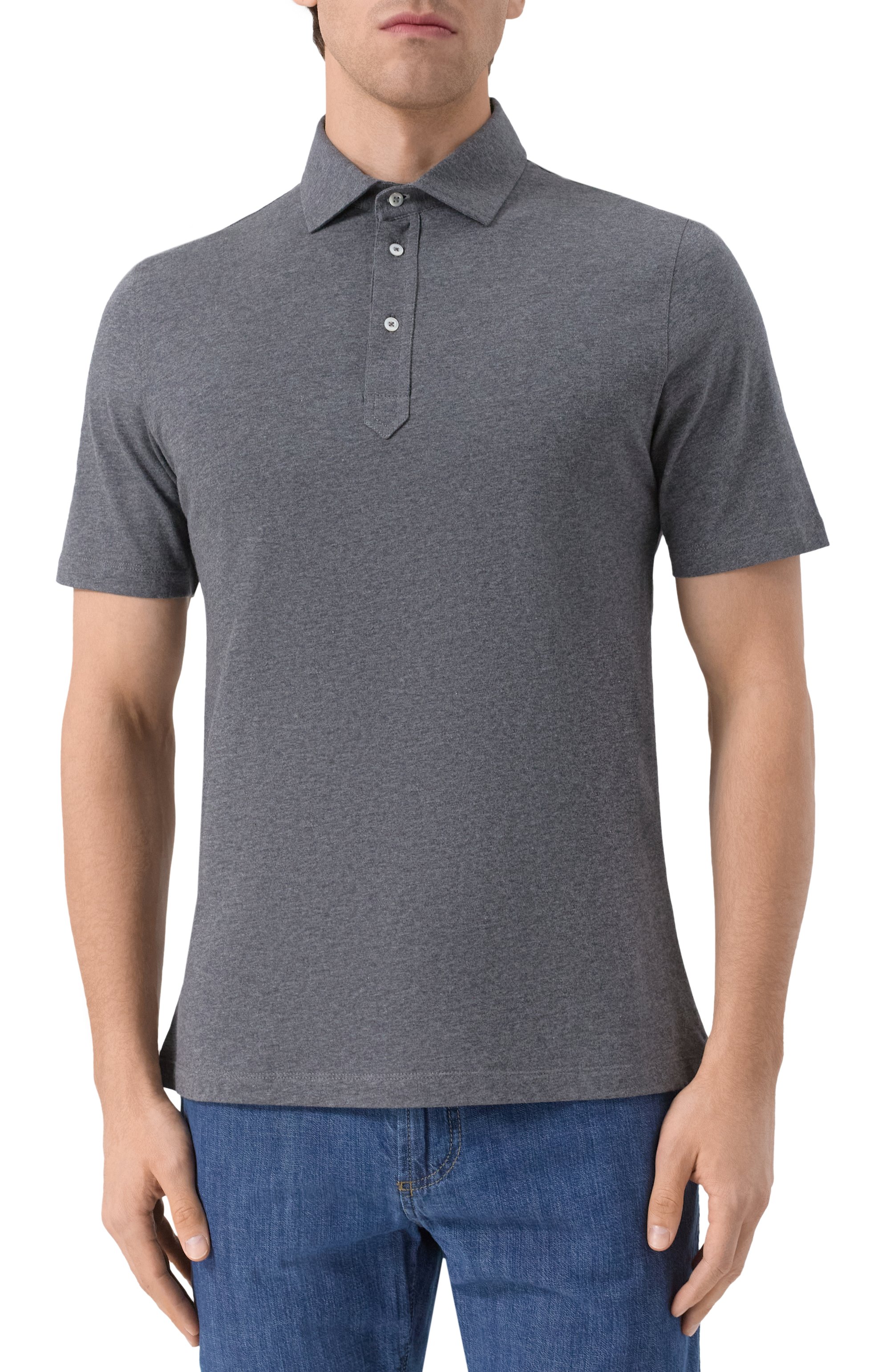 Хлопковое поло BRUNELLO CUCINELLI, арт. M0B133936, фото 3