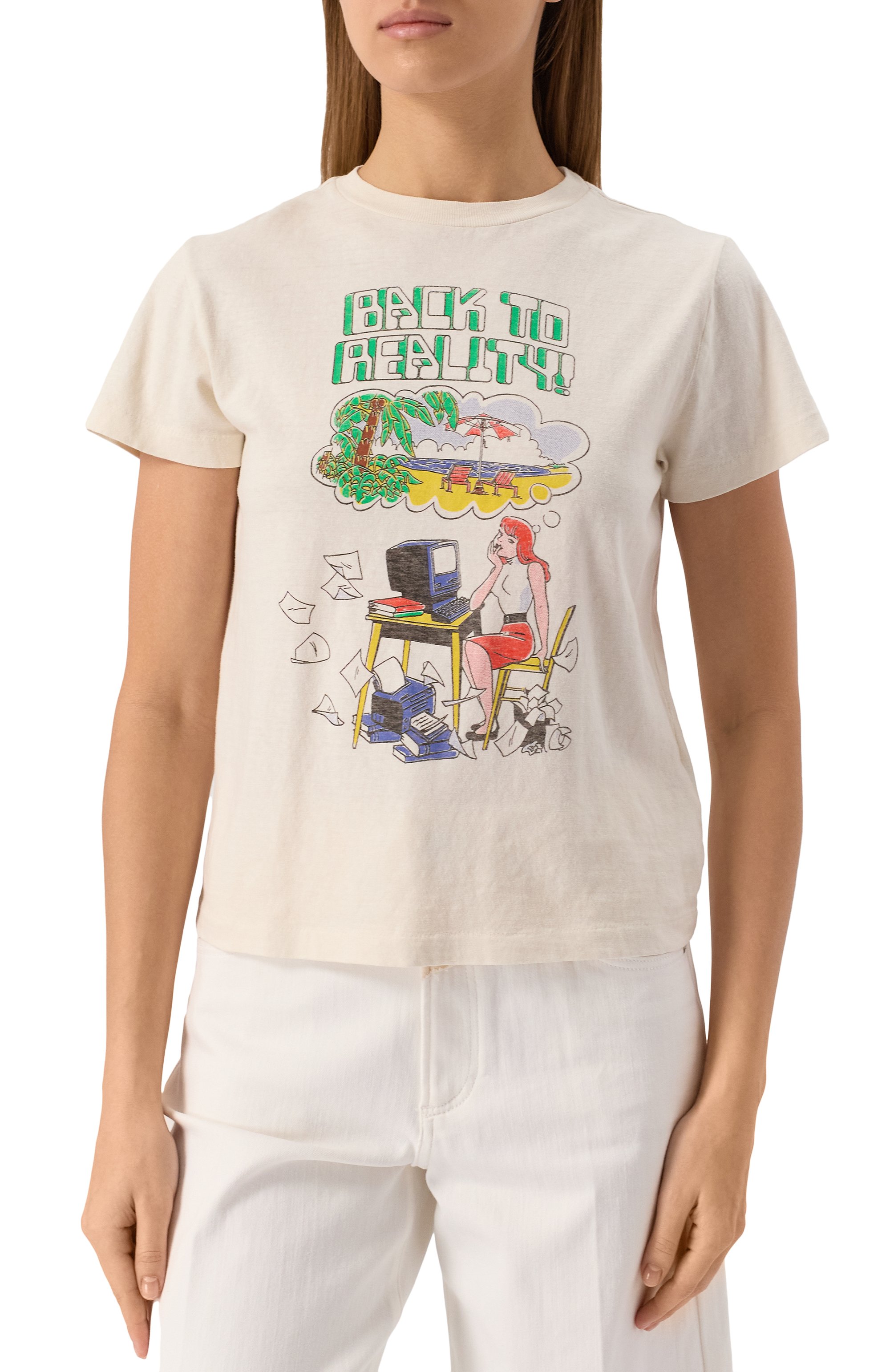 Хлопковая футболка RE/DONE, арт. 024-02WCGT305, фото 3