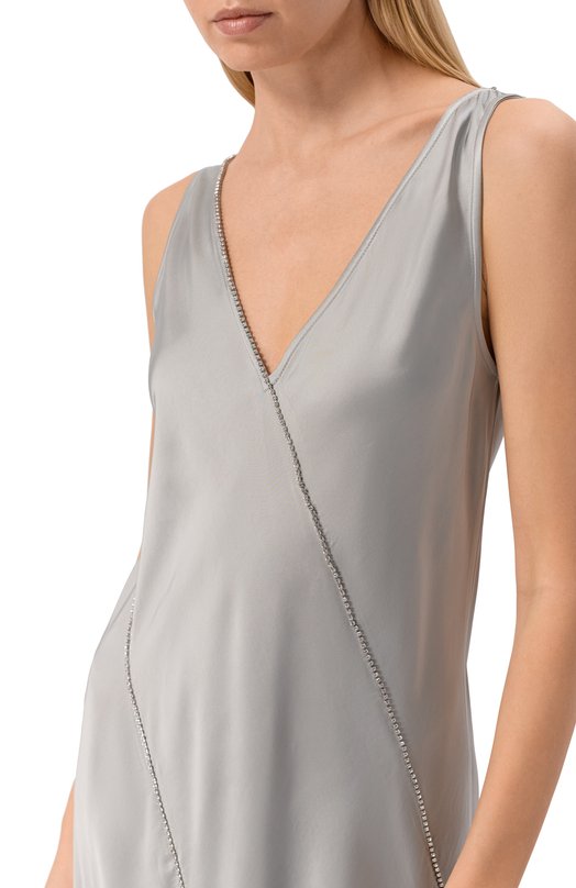 Платье из вискозы Jil Sander J01CT0268/J65022 Серый  J01CT0268/J65022 Фото 4