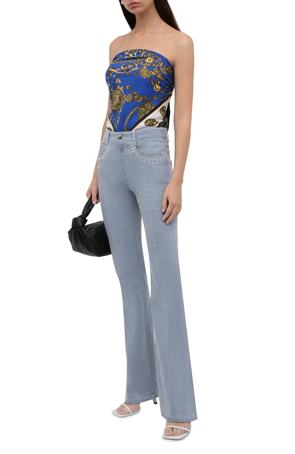Шелковый платок VERSACE JEANS COUTURE, арт. 71HA7H02-F0ULARD SATIN REGALIA/ZG005, фото 2