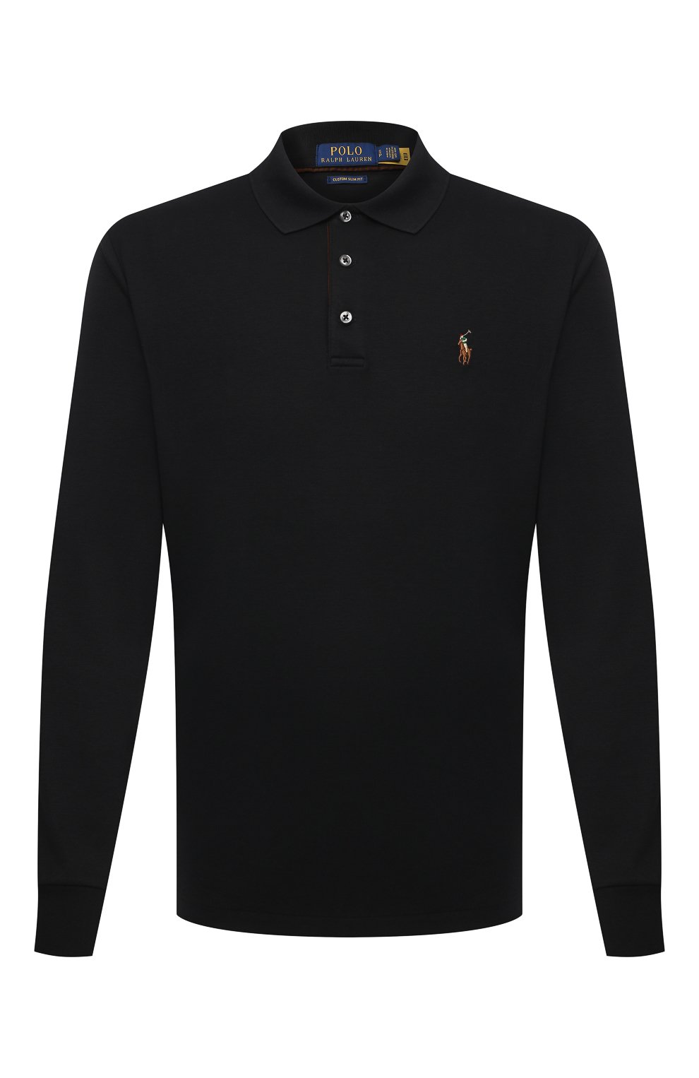 Хлопковое поло с длинными рукавами POLO RALPH LAUREN, арт. 710671785, фото 1