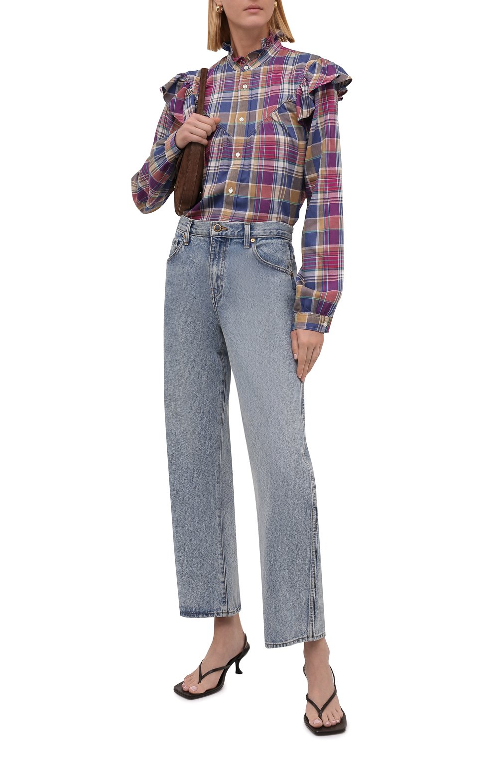 Рубашка из хлопка и вискозы POLO RALPH LAUREN, арт. 211841908, фото 2