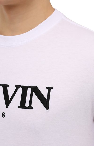 Хлопковая футболка LANVIN, арт. RM-TS0005-J208-P22, фото 5