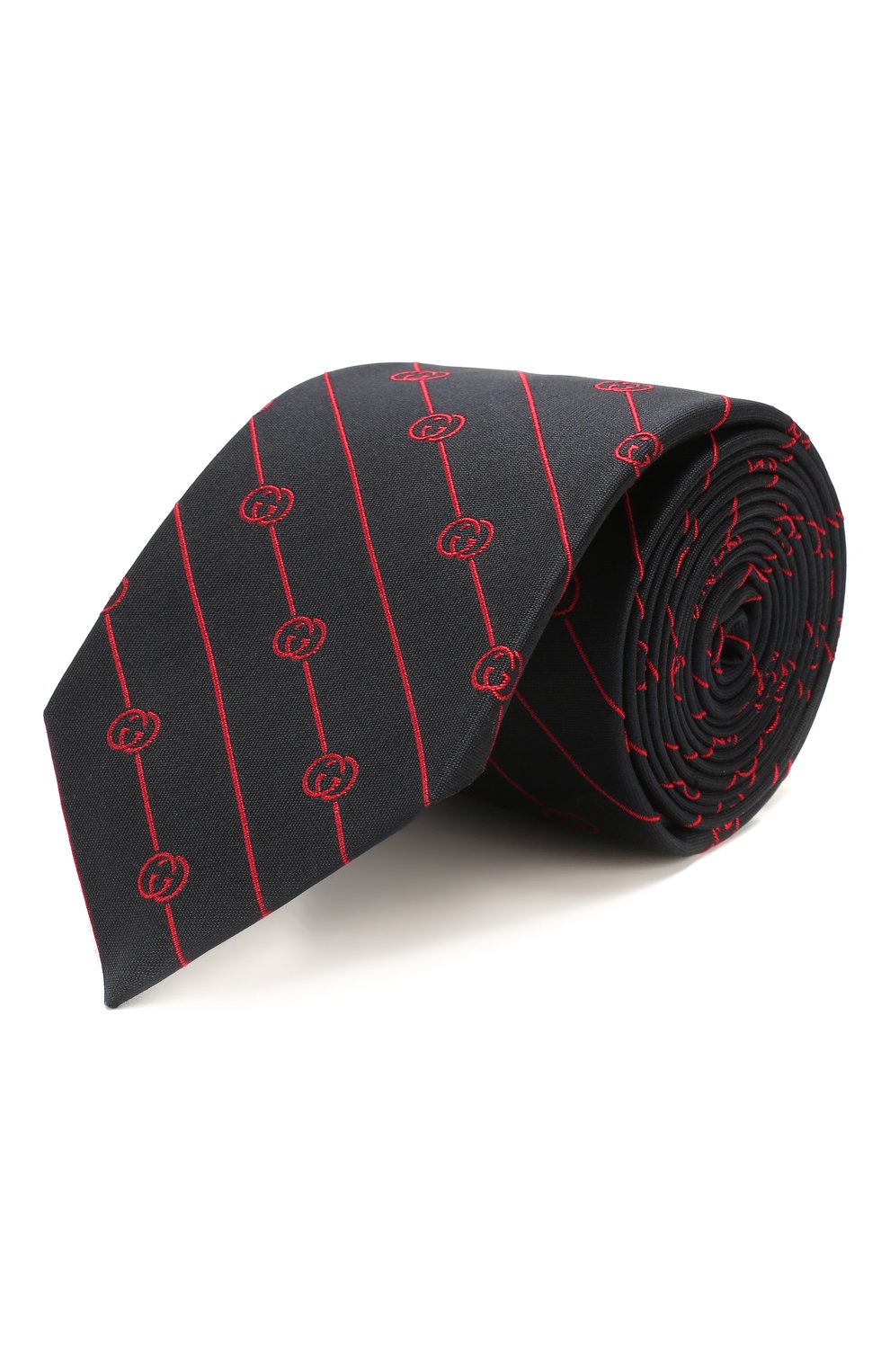 Шелковый галстук GUCCI синего цвета по цене 16600 руб., арт. 597117/4E002, фото 1 Шелковый галстук GUCCI, арт. 597117/4E002, фото 1