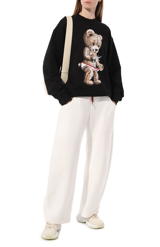 Хлопковый свитшот DOMREBEL SNAP (CARRY-0VER)/SWEATSHIRT Чёрный  SNAP (CARRY-0VER)/SWEATSHIRT Фото 2