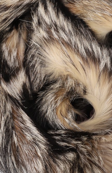 Женский меховой шарф из лисы PRADA, арт. 167291-1HNC-F0018