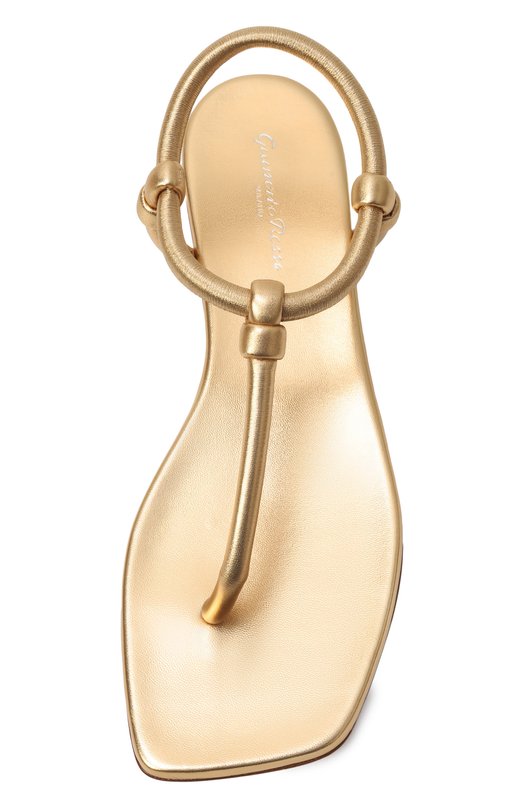 Кожаные сандалии Juno 05 Gianvito Rossi G32395.05CU0.NPSMEK0 Золотой  G32395.05CU0.NPSMEK0 Фото 6