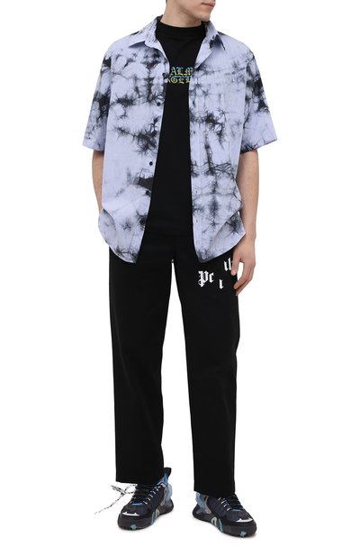 Хлопковая рубашка MARCELO BURLON, арт. CMGA070R21FAB001, фото 2