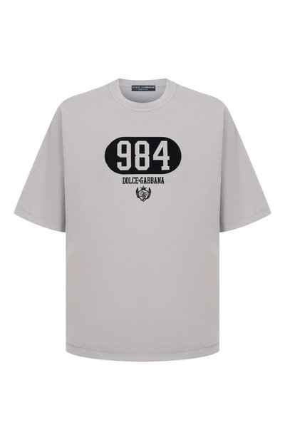 Мужская хлопковая футболка DOLCE & GABBANA, арт. G8PB8T/G7M3M