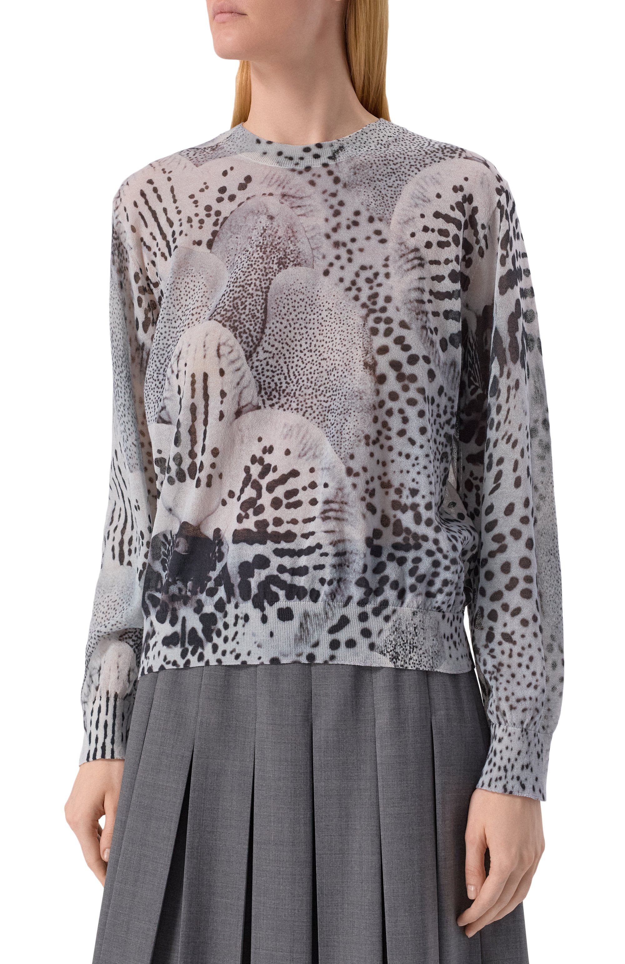 Хлопковый пуловер DRIES VAN NOTEN, арт. 251-011246-1712, фото 3