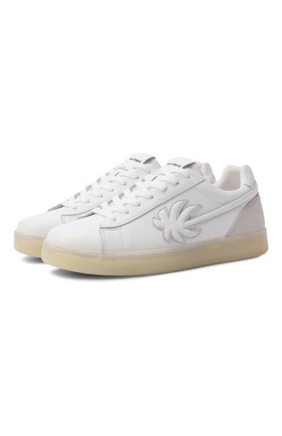 Мужские кожаные кеды palm tennis PALM ANGELS, арт. PMIA111S26LEA002