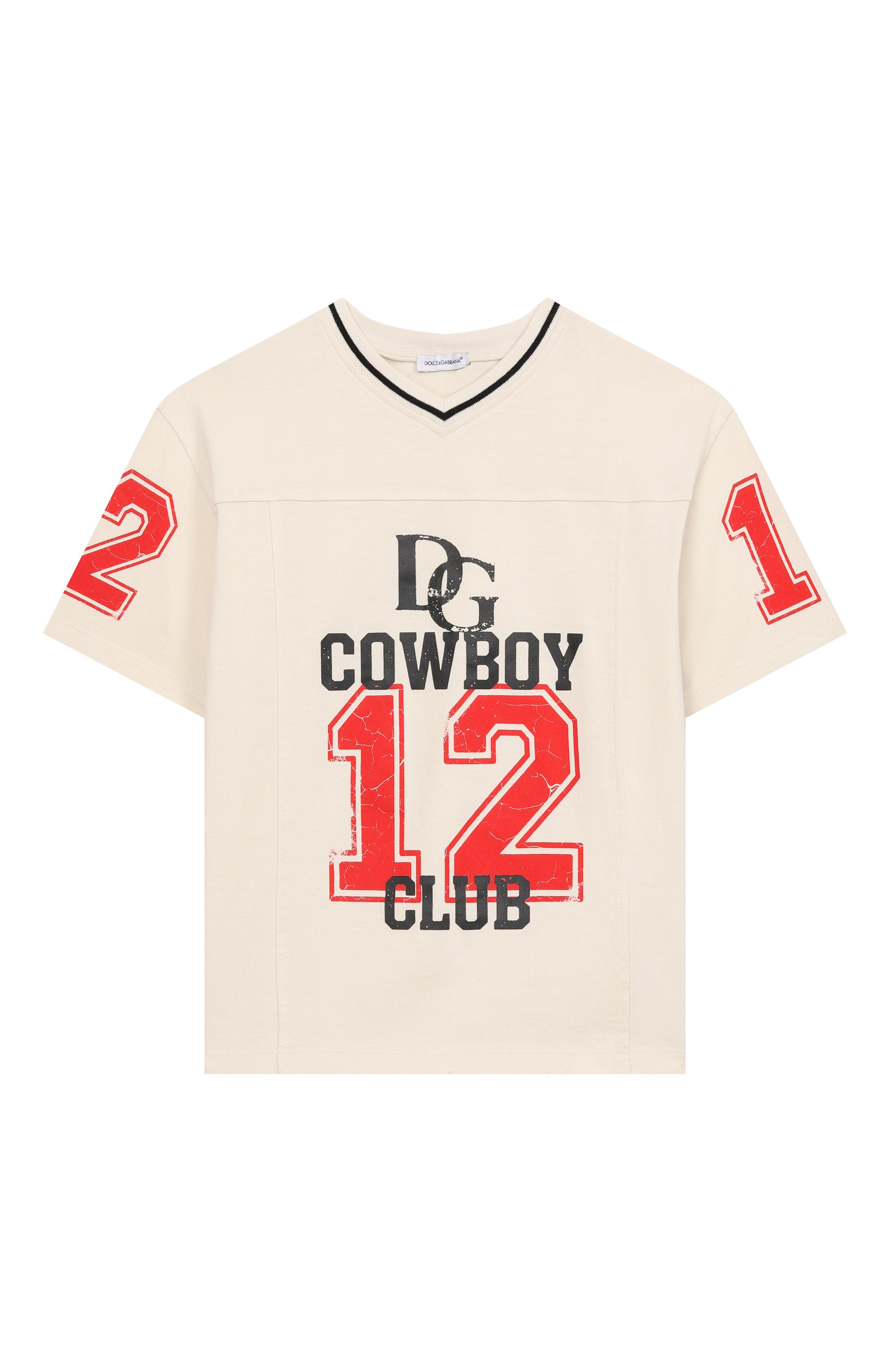 Хлопковая футболка DOLCE & GABBANA, арт. L4JTJZ/G7PUG_001, фото 1