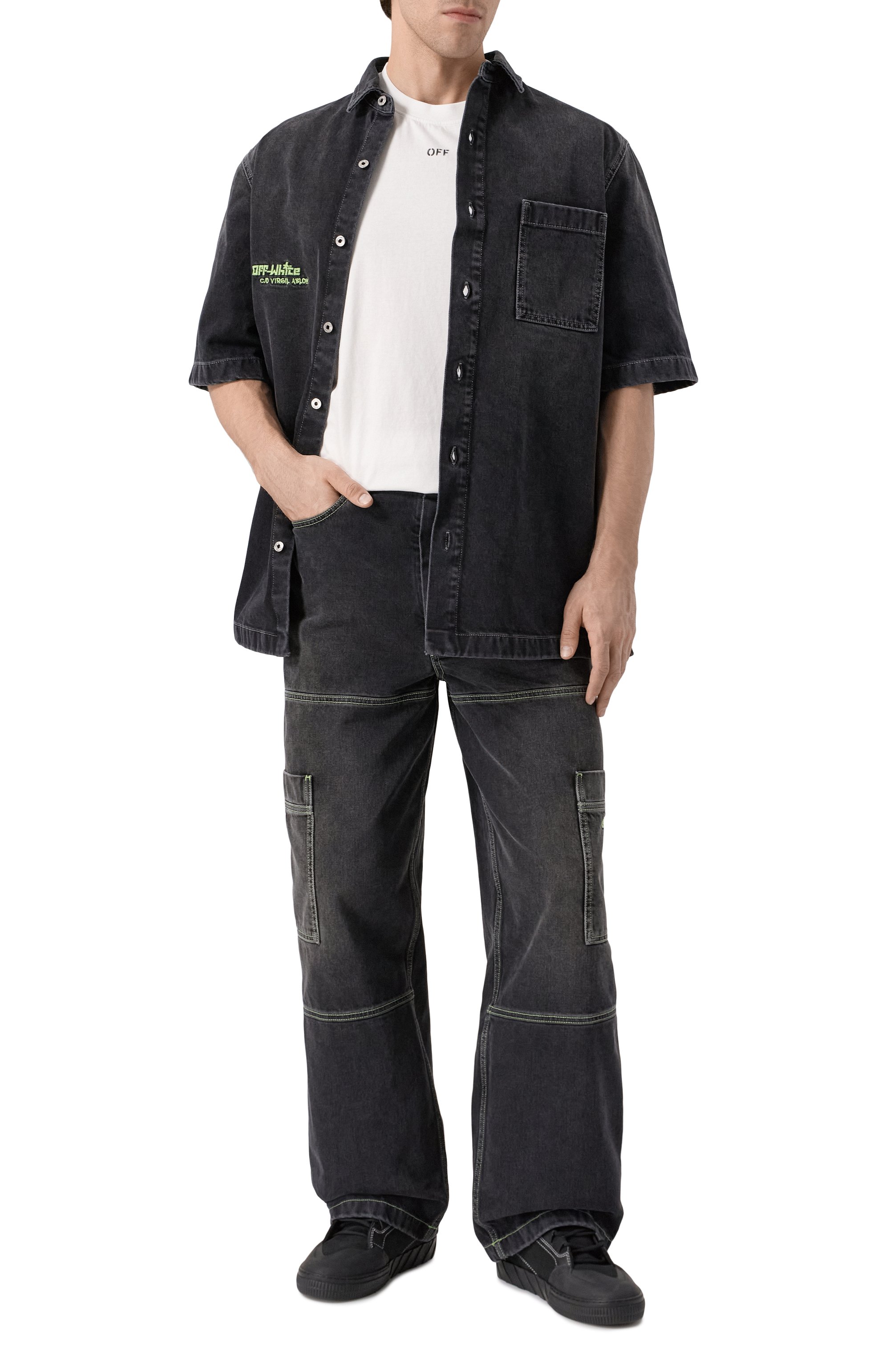 Замшевые кеды vulcanized 779 OFF-WHITE, арт. 0MIA296C99LEA001, фото 2