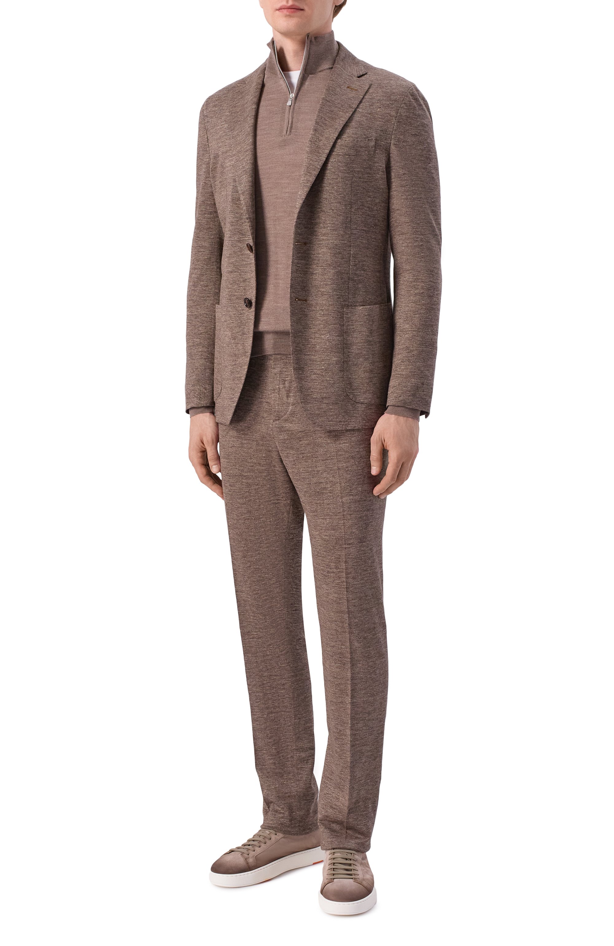 Пиджак изо льна и хлопка ANDREA CAMPAGNA, арт. BIELLA/MULTILIN0 17717, фото 2