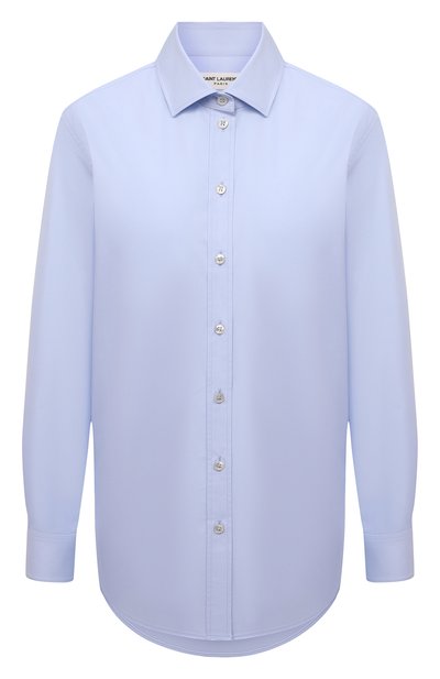Женская хлопковая рубашка SAINT LAURENT, арт. 648682/Y165R