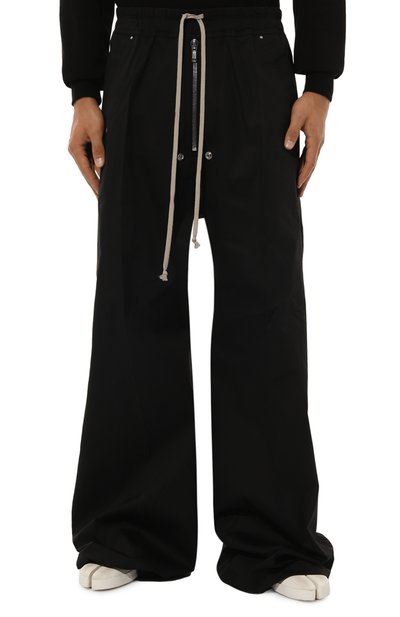 Хлопковые брюки RICK OWENS, арт. RU02D6366/TE, фото 3