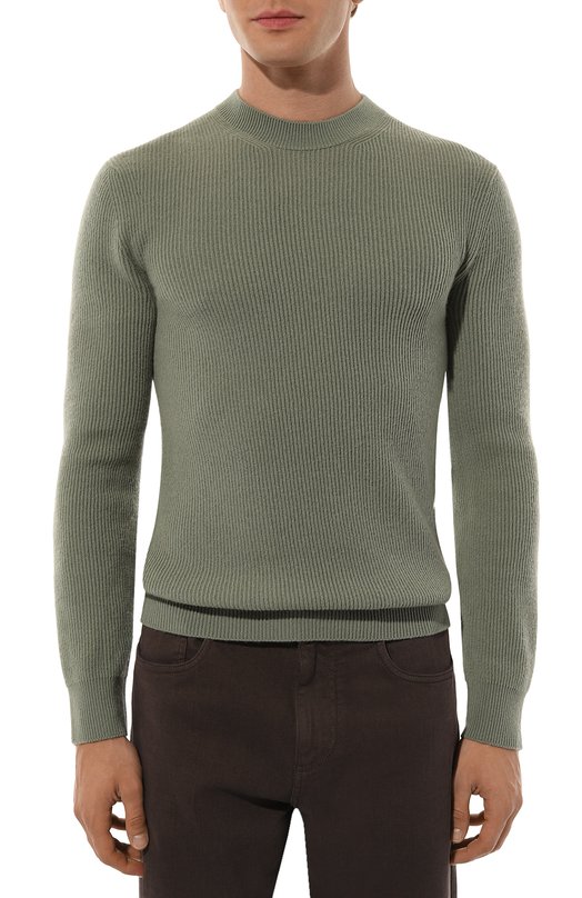 Кашемировый свитер Piacenza Cashmere 1733 12145 Зелёный  12145 Фото 3