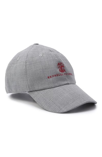 Мужская шерстяная бейсболка BRUNELLO CUCINELLI, арт. M032P9850