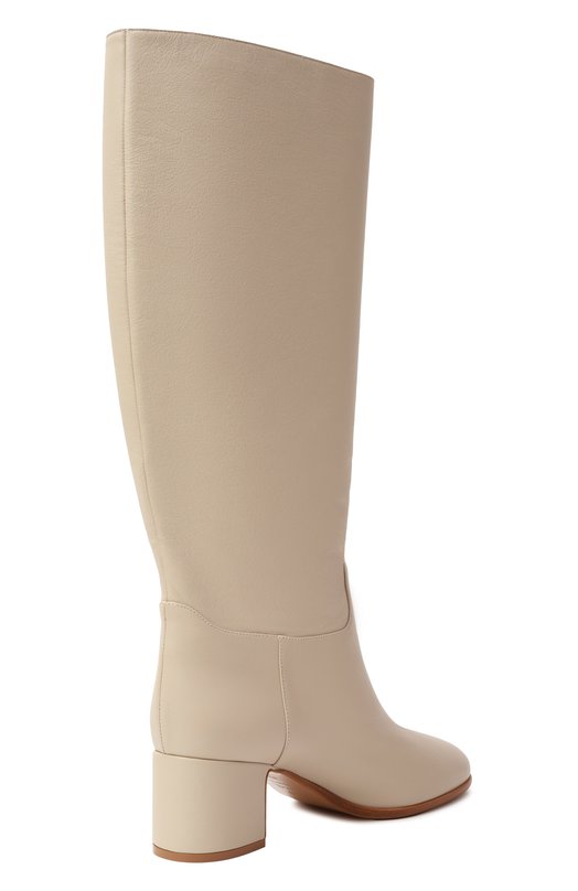 Кожаные сапоги Nuova Mun Casadei 1S405A0511/HIPP0 Кремовый  1S405A0511/HIPP0 Фото 5