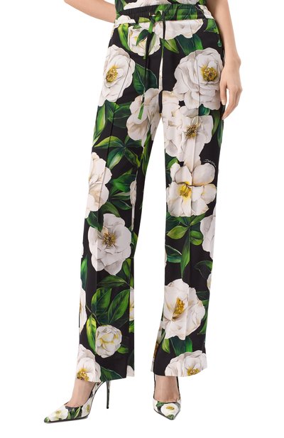 Шелковые брюки DOLCE & GABBANA, арт. FTC9YT/FSA7F, фото 3