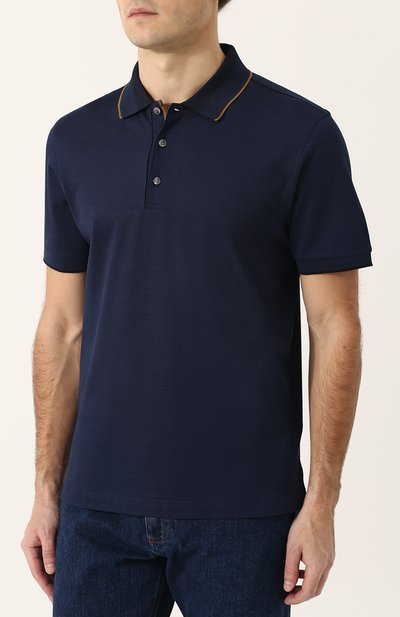 Хлопковое поло BRIONI, арт. UJ6R0L/P7620, фото 3