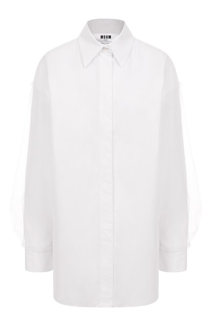 Женская хлопковая рубашка MSGM, арт. 3942MDE02/257602