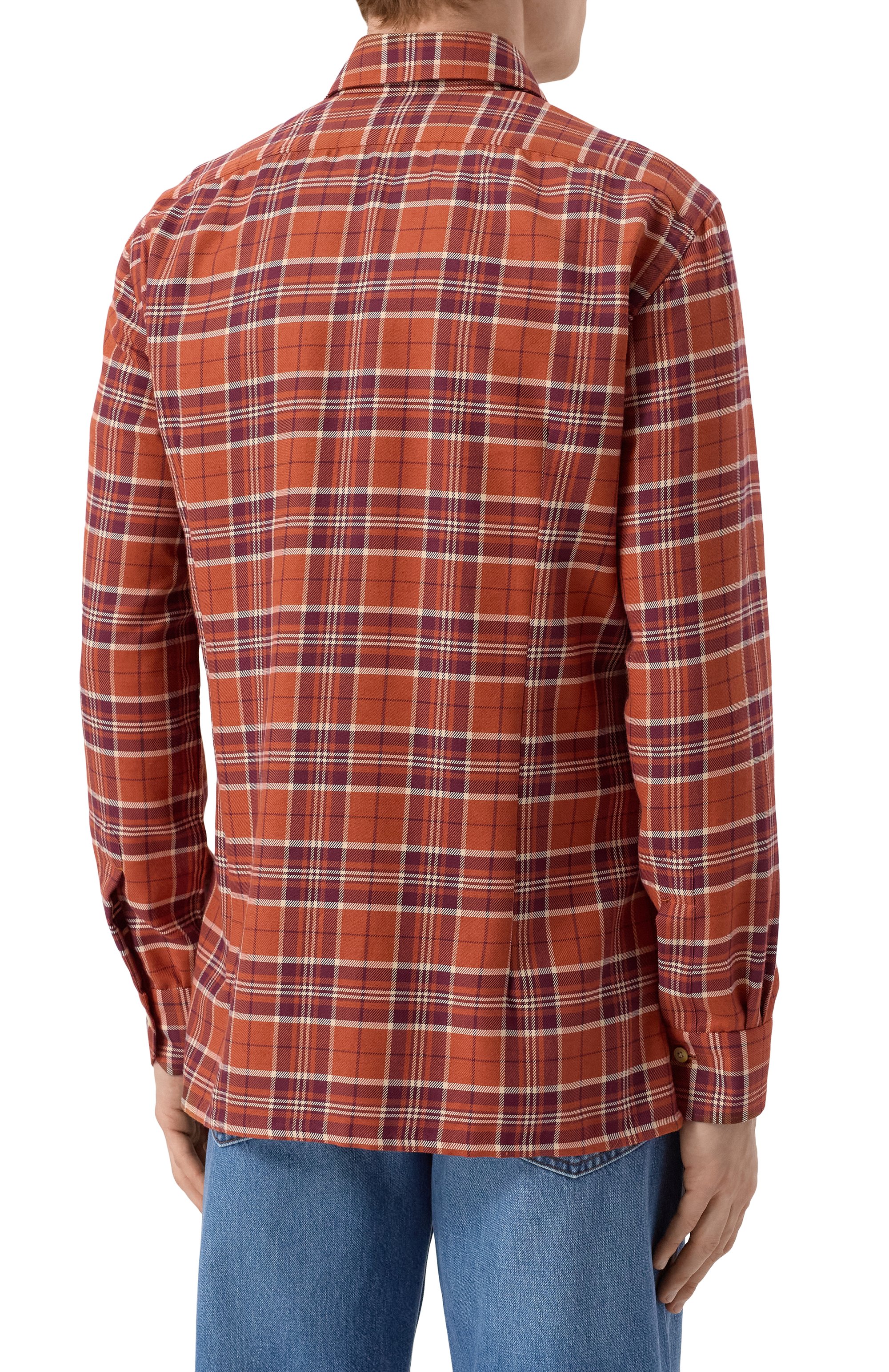 Рубашка из хлопка и кашемира KITON, арт. UMCNERH0942002, фото 4