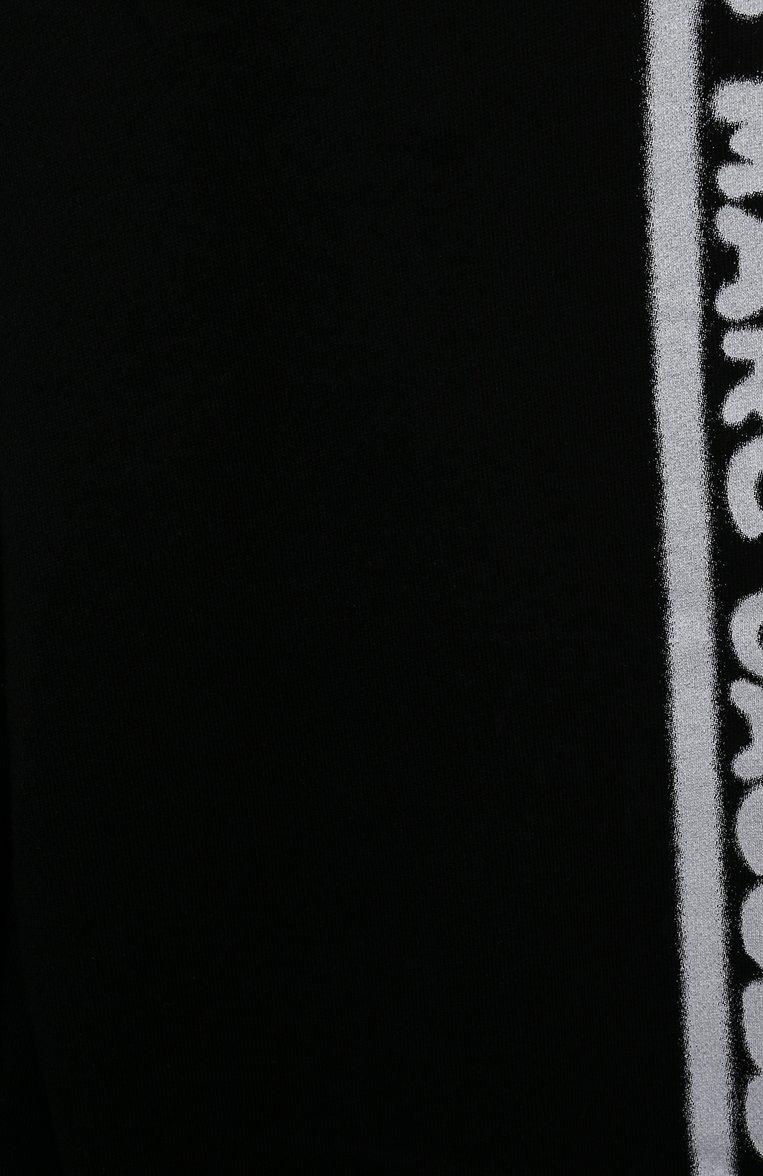 Детские хлопковые брюки MARC JACOBS (THE) черно-белого цвета, арт. W60185/2A-5A | Фото 3 (Нос: Не проставлено; Материал внешний: Хлопок; Случай: Повседневный; Ростовка одежда: 4 года | 104 см, 3 года | 98 см)