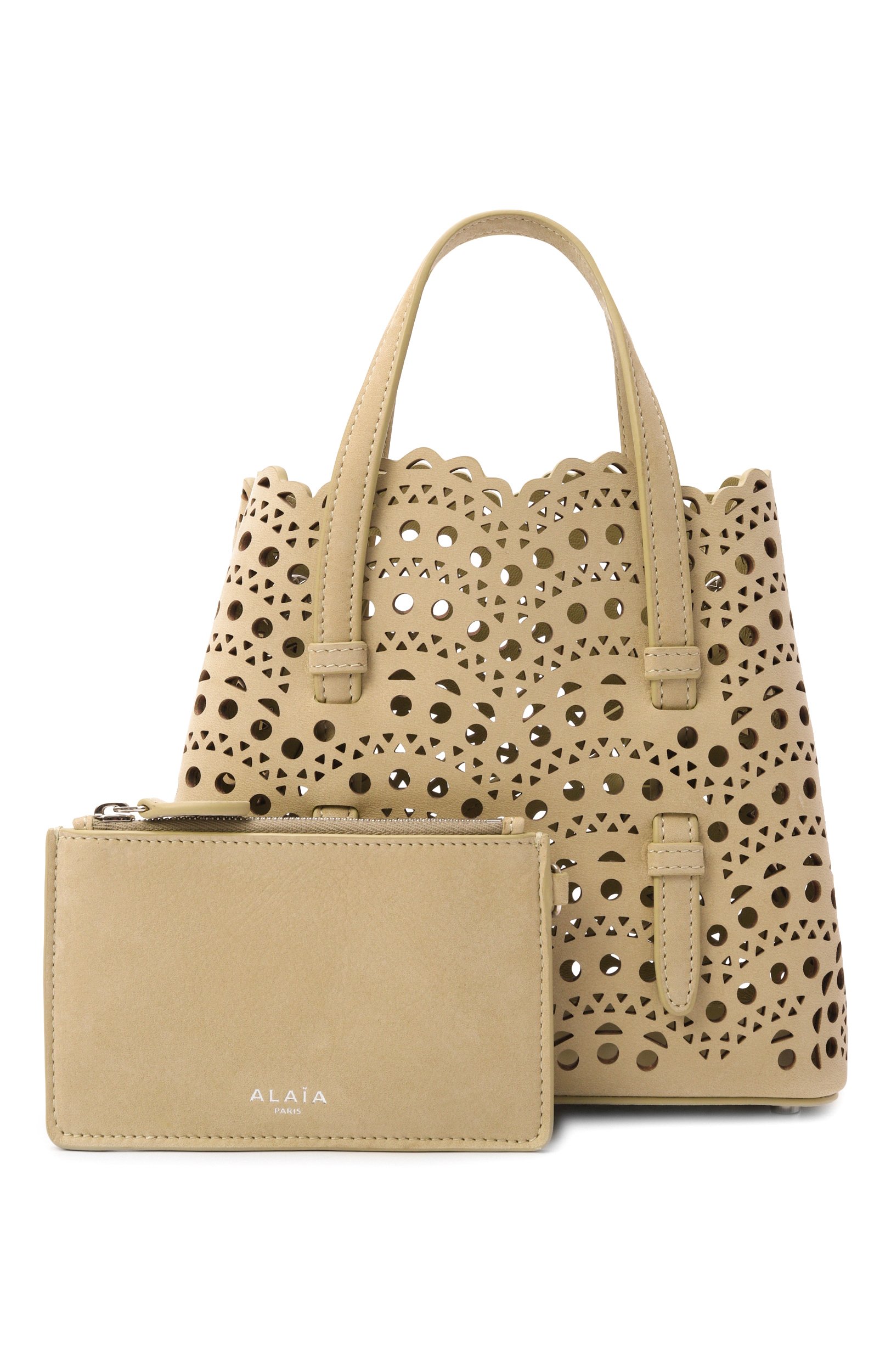Сумка mina 20 ALAIA бежевого цвета по цене 299500 руб., арт. AA1S06720CA322, фото 7 Сумка mina 20 ALAIA, арт. AA1S06720CA322, фото 7
